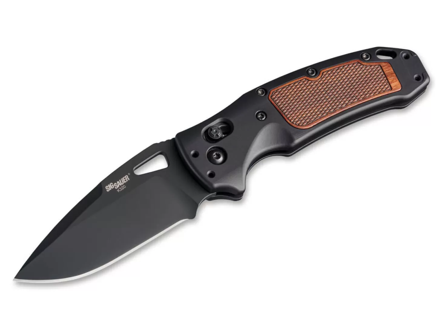 Sale SIG K320 AXG Classic 3.5" Droppoint Alumium Walnut Cerakote Taktische Messer