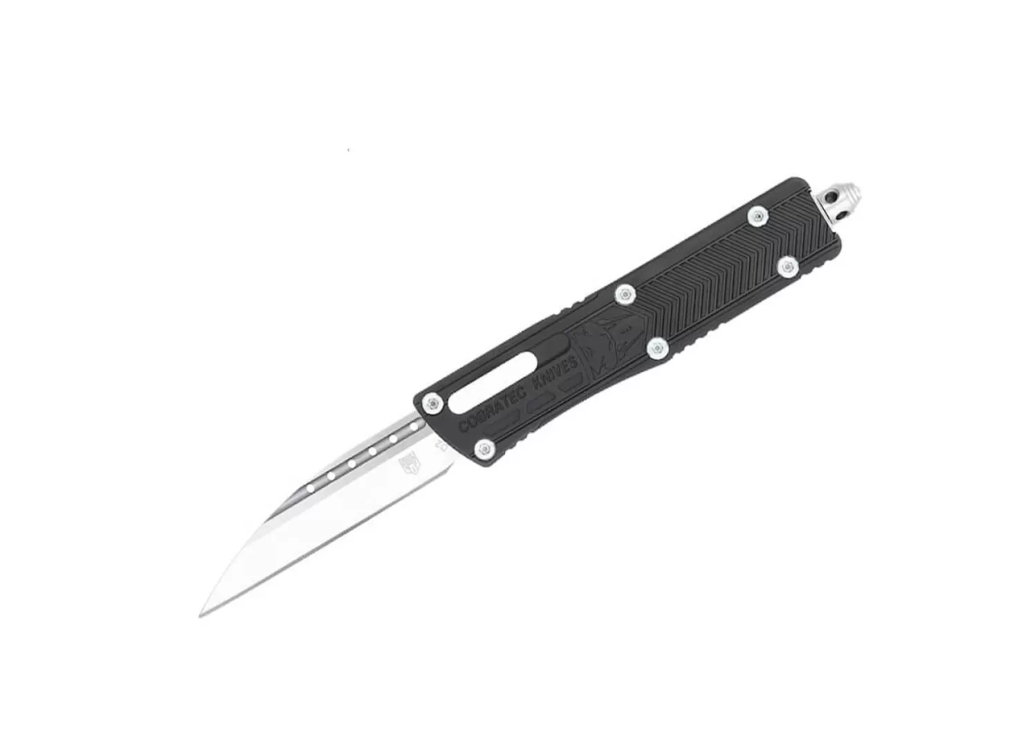 Discount Small Sidewinder Black Wharncliffe Not Serrated OTF-Messer