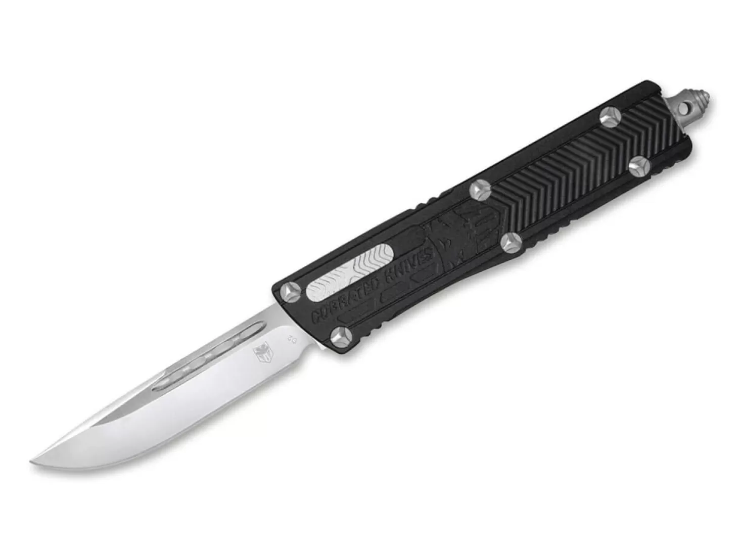 Online Small Sidewinder OTF Black OTF-Messer