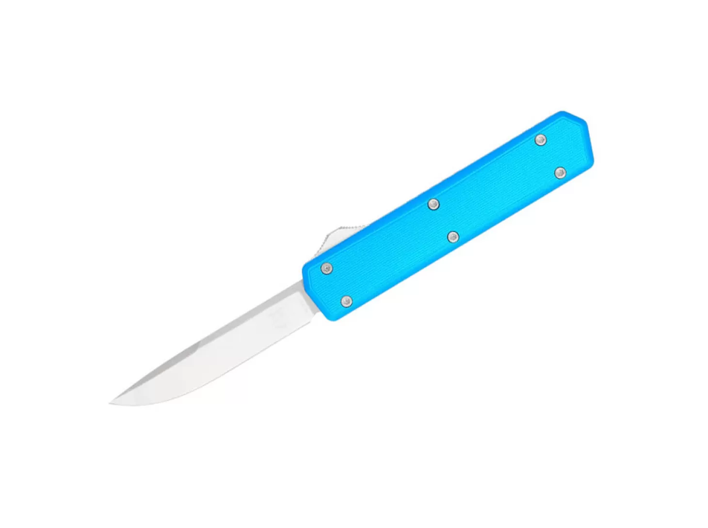 Online Stealth Blue Drop Not Serrated OTF-Messer