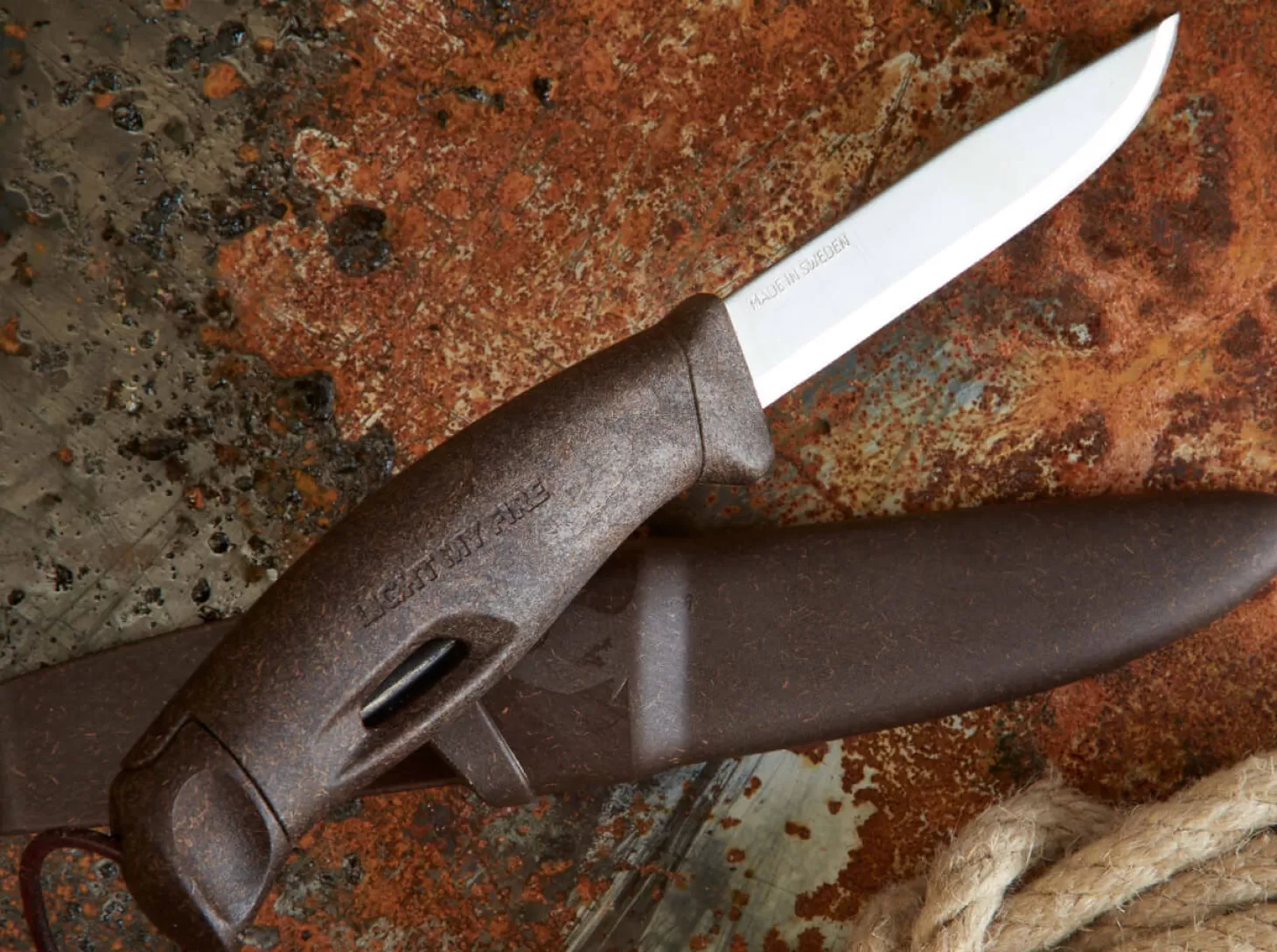 New Swedish FireKnife Bio 2in1 Cocoshell Outdoormesser