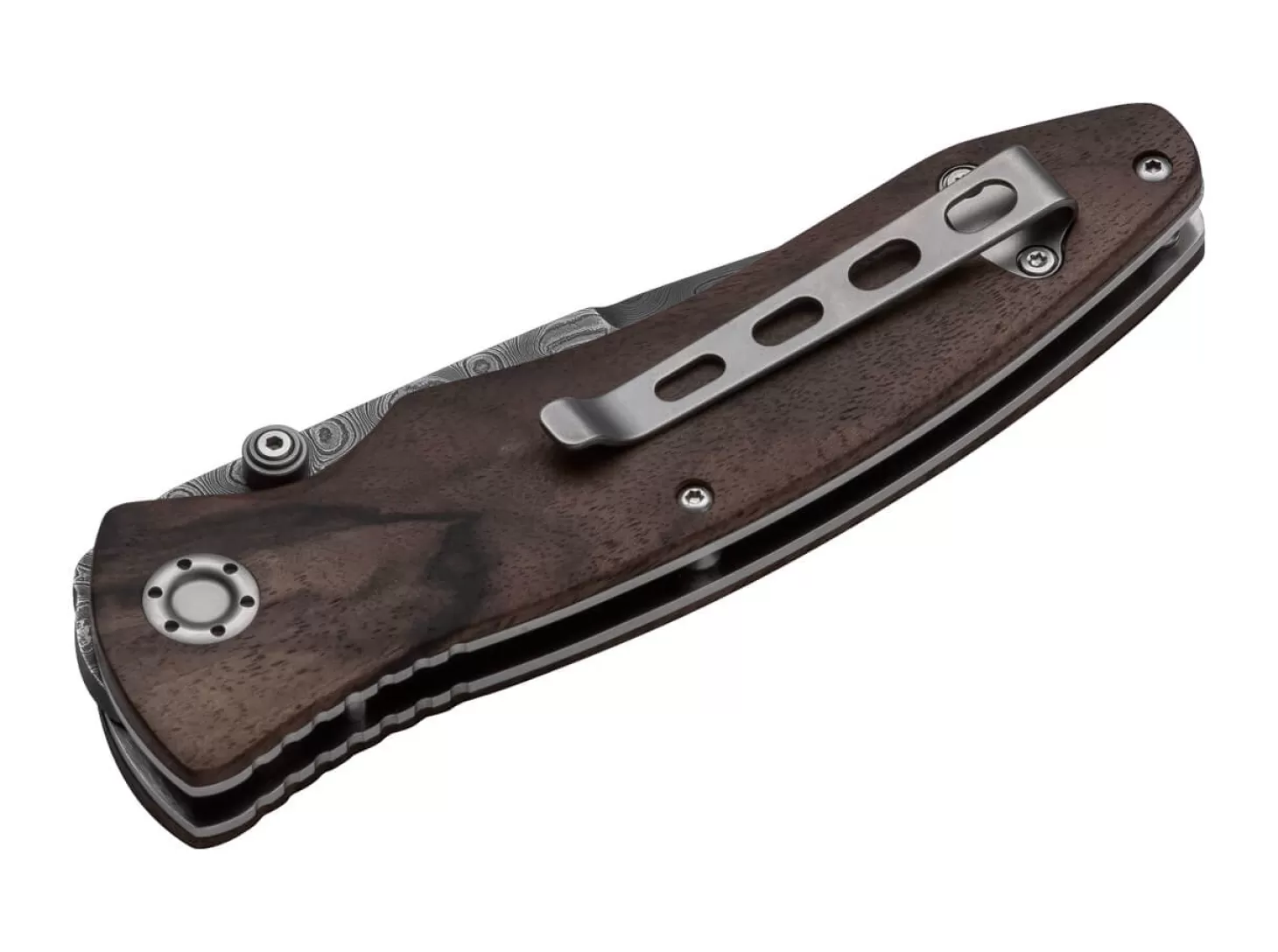 Outlet Tirpitz-Damast Wood Sammlermesser