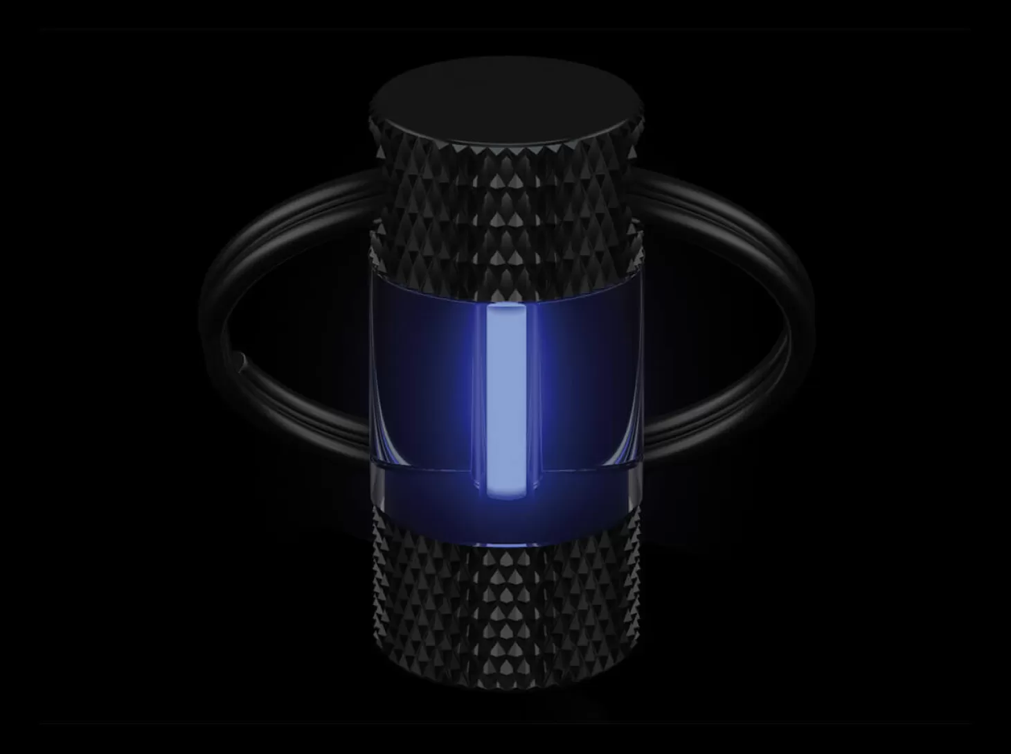 Fashion Trigalight Schlüsselanhänger Blau Schlüsselbundlampen
