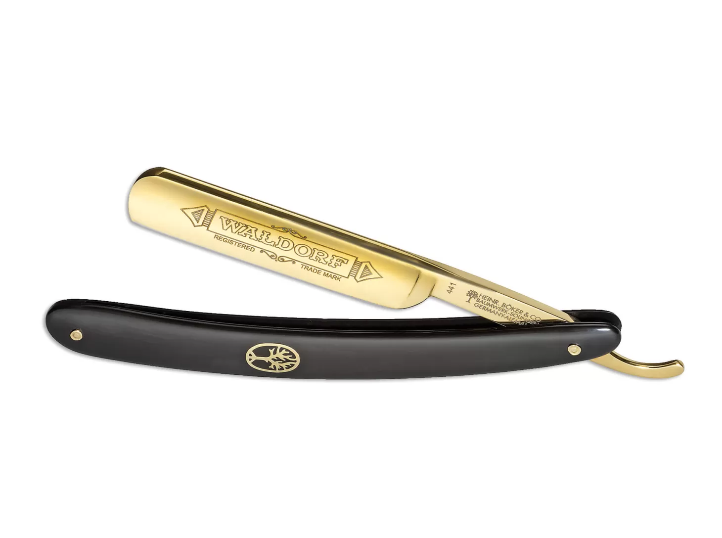 Outlet Waldorf Gold 5/8" Rasiermesser