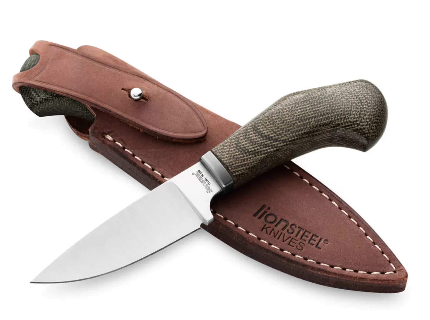 Hot Willy Micarta Green EDC-Messer